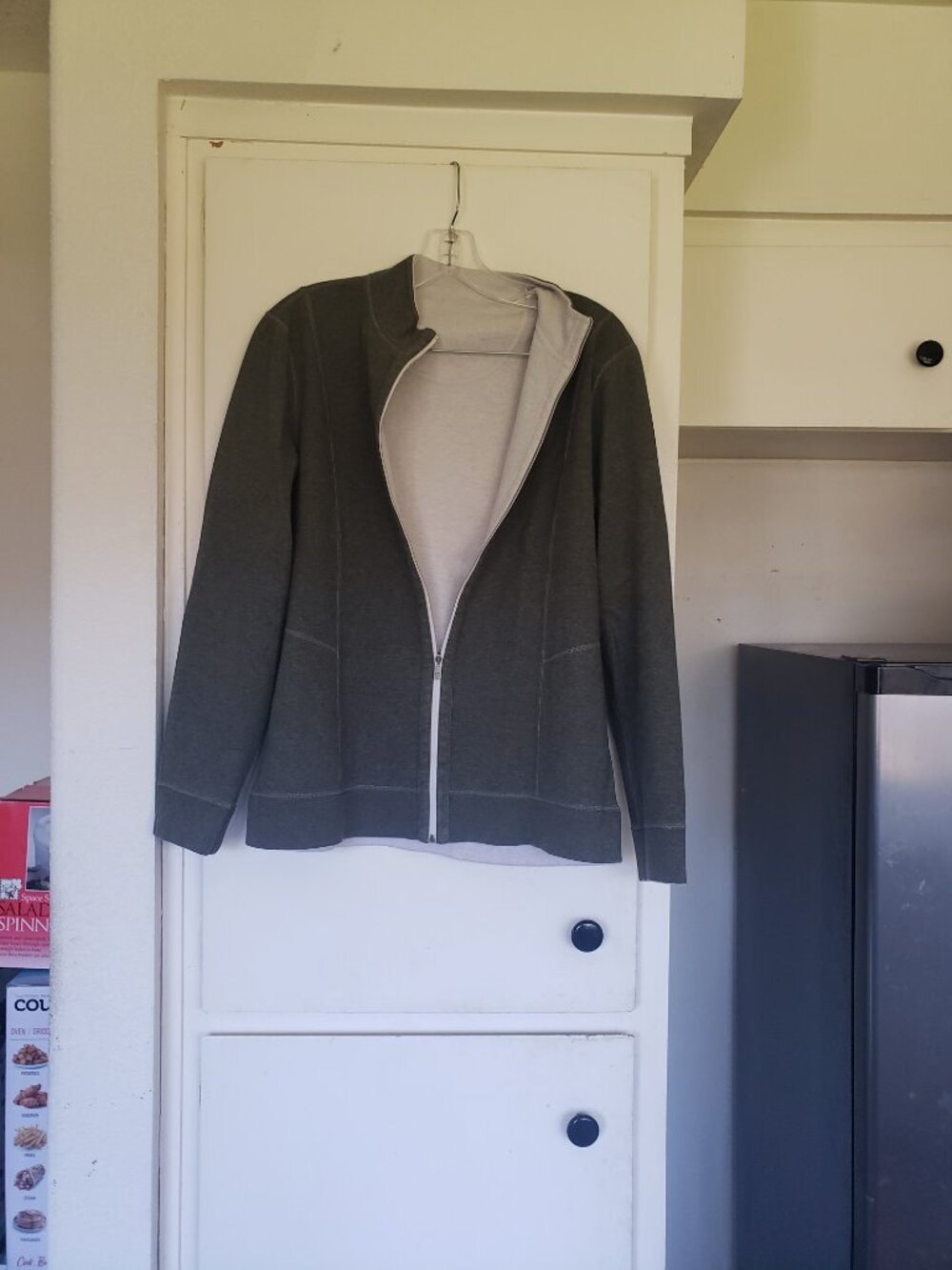 Tommy Bahama Reversible Jacket Green and Cream Size Medium